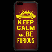Coque iPhone 6 Plus Premium Keep Calm and Be Furious Rouge