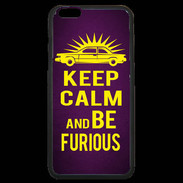 Coque iPhone 6 Plus Premium Keep Calm and Be Furious Violet