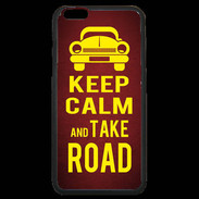 Coque iPhone 6 Plus Premium Keep Calm and Take o road 2 Rouge