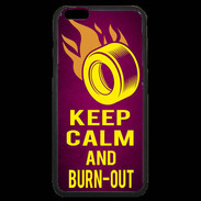 Coque iPhone 6 Plus Premium Keep Calm and Burn Out Rose