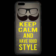 Coque iPhone 6 Plus Premium Keep Calm and Have a good Style Gris