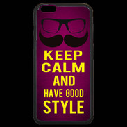 Coque iPhone 6 Plus Premium Keep Calm and Have a good Style Rose
