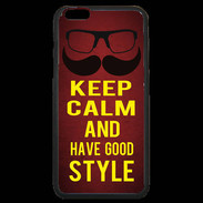 Coque iPhone 6 Plus Premium Keep Calm and Have a good Style Rouge