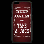 Coque iPhone 6 Plus Premium Keep Calm and Take Jack Rouge