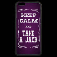 Coque iPhone 6 Plus Premium Keep Calm and Take Jack Violet