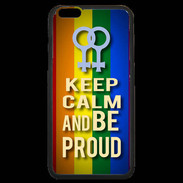 Coque iPhone 6 Plus Premium Keep Calm and Be proud Women Gay