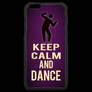 Coque iPhone 6 Plus Premium Keep Calm and Dance Violet