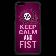 Coque iPhone 6 Plus Premium Keep Calm and Fist Rose