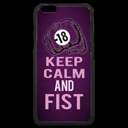 Coque iPhone 6 Plus Premium Keep Calm and Fist Violet