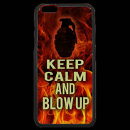 Coque iPhone 6 Plus Premium Keep Calm and Grenade Feu