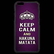 Coque iPhone 6 Plus Premium Keep Calm and Hakuna Matata Violet