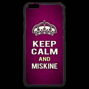 Coque iPhone 6 Plus Premium Keep Calm and Miskine Rose