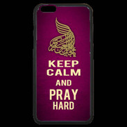 Coque iPhone 6 Plus Premium Keep Calm and Pray Muslim Rose