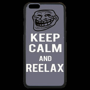 Coque iPhone 6 Plus Premium Keep Calm and Reelax Gris