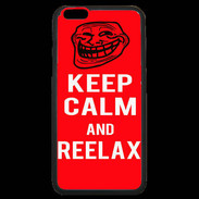 Coque iPhone 6 Plus Premium Keep Calm and Reelax Rouge