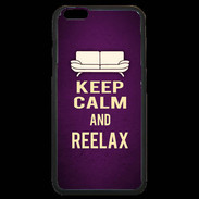 Coque iPhone 6 Plus Premium Keep Calm and Reelax Violet