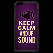 Coque iPhone 6 Plus Premium Keep Calm and Up Sound Violet