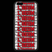 Coque iPhone 6 Plus Premium L'seum rouge