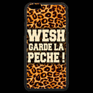 Coque iPhone 6 Plus Premium Wesh garde la pèche Léopard