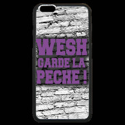 Coque iPhone 6 Plus Premium Wesh garde la pèche Violet