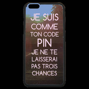 Coque iPhone 6 Plus Premium Code pin rose ZG