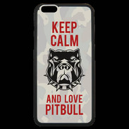 Coque iPhone 6 Plus Premium Keep calm pitbull 2 ZG