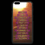 Coque iPhone 6 Plus Premium Message codé ZG
