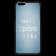 Coque iPhone 6 Plus Premium Sexo Apéro Dodo Bleu ZG