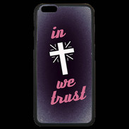 Coque iPhone 6 Plus Premium In Christ We trust Rouge ZG