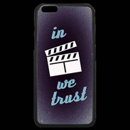 Coque iPhone 6 Plus Premium In Ciné We trust Bleu ZG