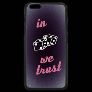 Coque iPhone 6 Plus Premium In Gamble We trust Rouge ZG