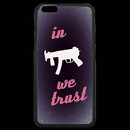 Coque iPhone 6 Plus Premium In Uzi We trust Rouge ZG