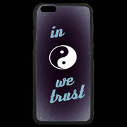 Coque iPhone 6 Plus Premium In Zen We trust Bleu ZG