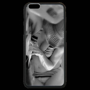 Coque iPhone 6 Plus Premium DP Charme enNoir et blanc 