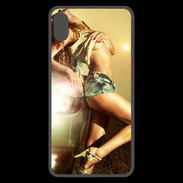 Coque  iPhone XS Max Premium Femme sexy Voiture