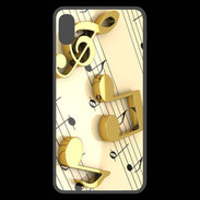 Coque  iPhone XS Max Premium Portée de notes en or