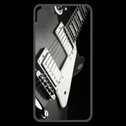 Coque  iPhone XS Max Premium Guitare en noir et blanc