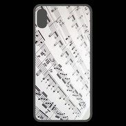 Coque  iPhone XS Max Premium Page de notes musicales