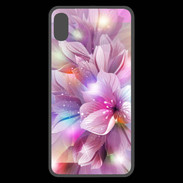 Coque  iPhone XS Max Premium Design Orchidée violette