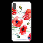 Coque  iPhone XS Max Premium Fleurs en peinture 250
