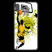 Coque  iPhone XS Max Premium Basketteur en dessin