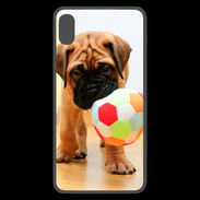 Coque  iPhone XS Max Premium Bull mastiff chiot