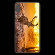 Coque  iPhone XS Max Premium Cerf au levé du soleil