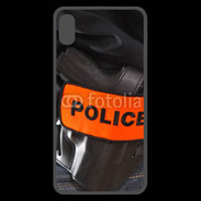 Coque  iPhone XS Max Premium Brassard Police 75