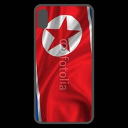 Coque  iPhone XS Max Premium Drapeau Corée du Nord