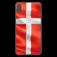 Coque  iPhone XS Max Premium Drapeau Danemark