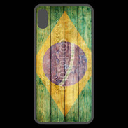 Coque  iPhone XS Max Premium Drapeau Brésil Grunge 510