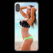 Coque  iPhone XS Max Premium Belle femme à la plage 10