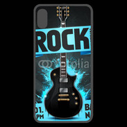 Coque  iPhone XS Max Premium Festival de rock bleu
