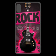 Coque  iPhone XS Max Premium Festival de rock rose